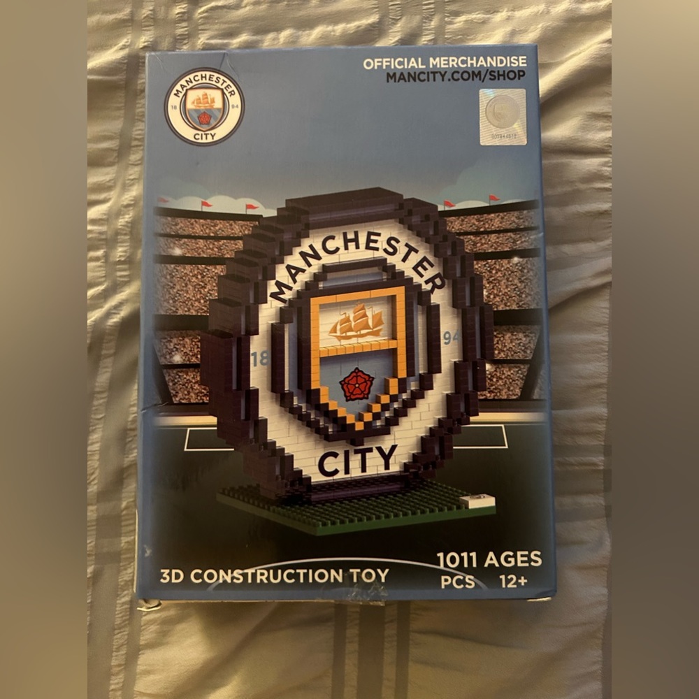 Manchester City Team Logo 3-D Construction Toy